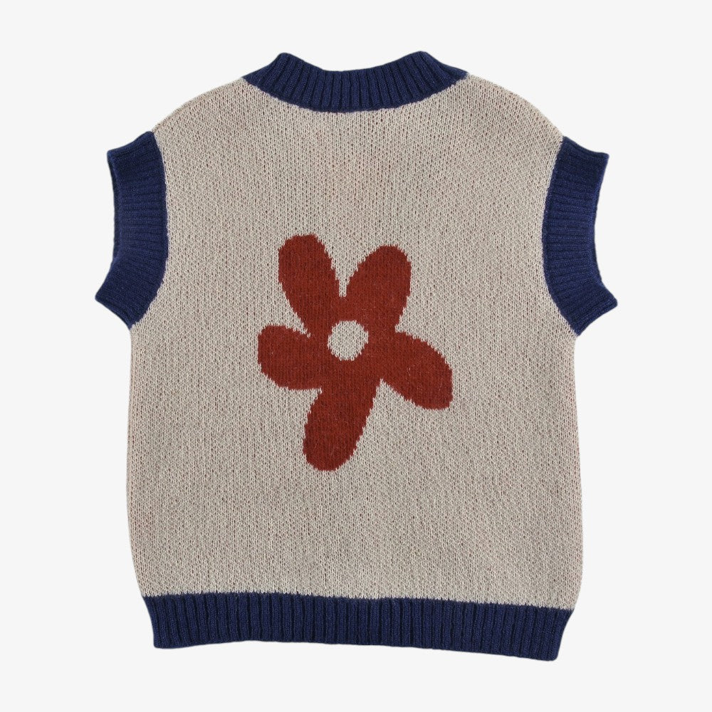 Flower Vest - Sand