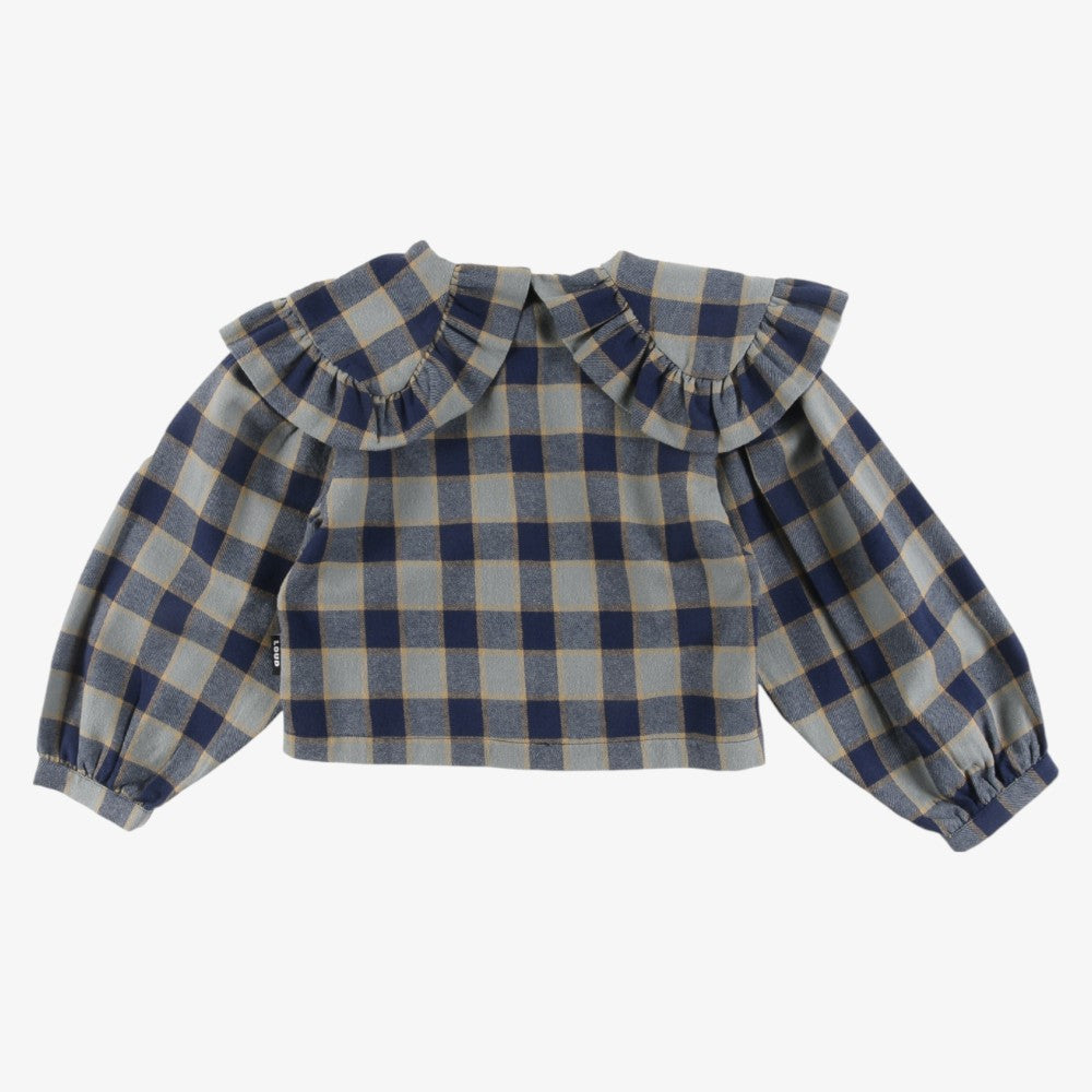 Collar Shirt - Indigo Check