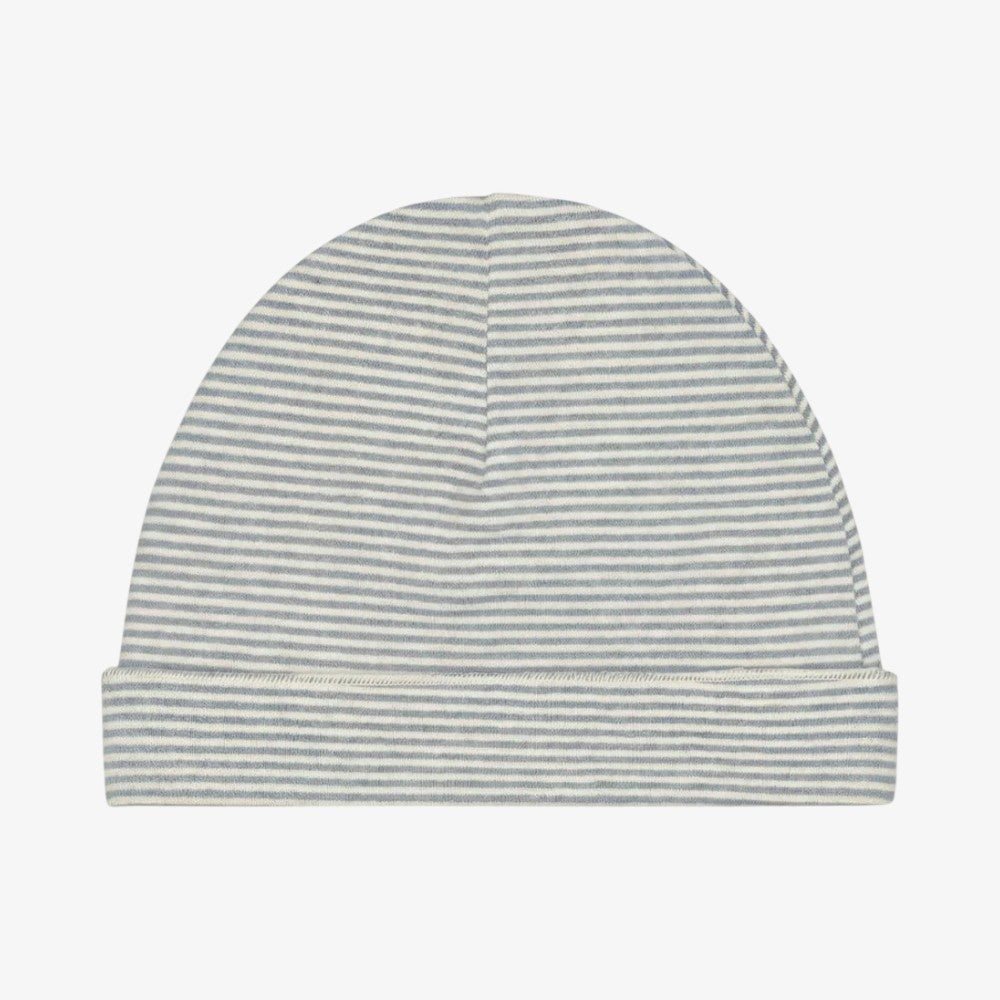 Beanie - Stone Grey & Cream