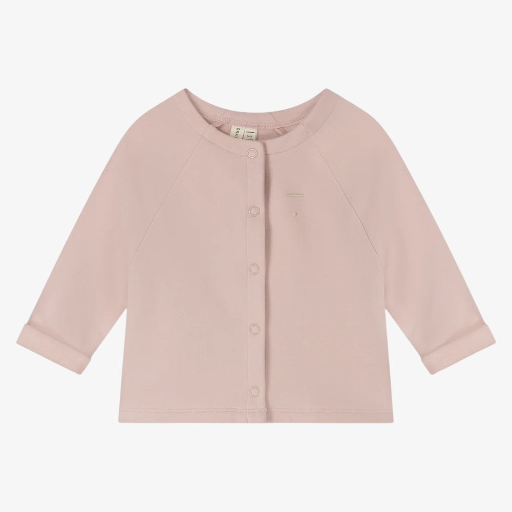 Raglan Cardigan - Faded Pink