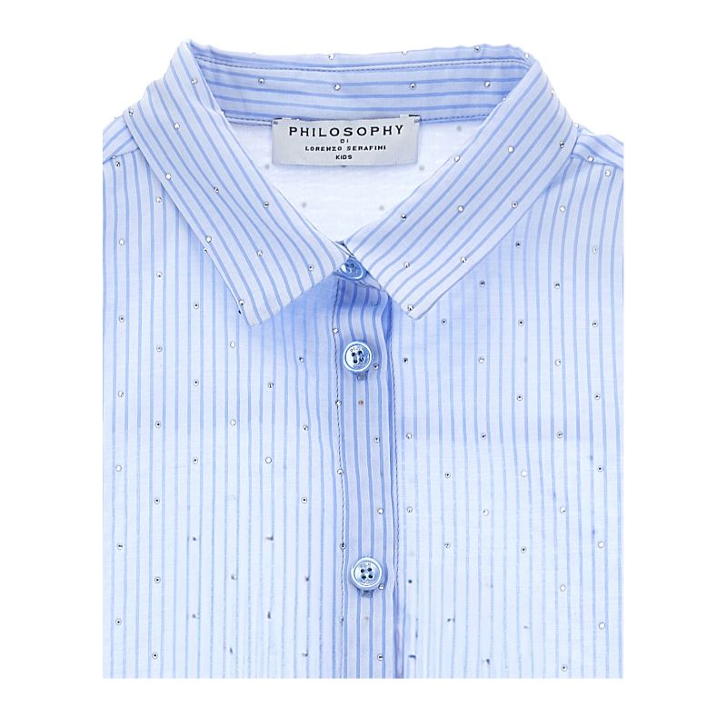 Shirt With Stones - Blue