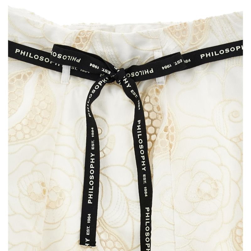 Embroidered Skirt - Offwhite