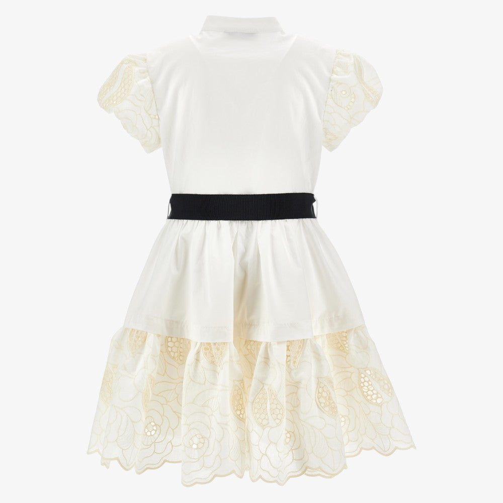 Embroidered Dress - Offwhite