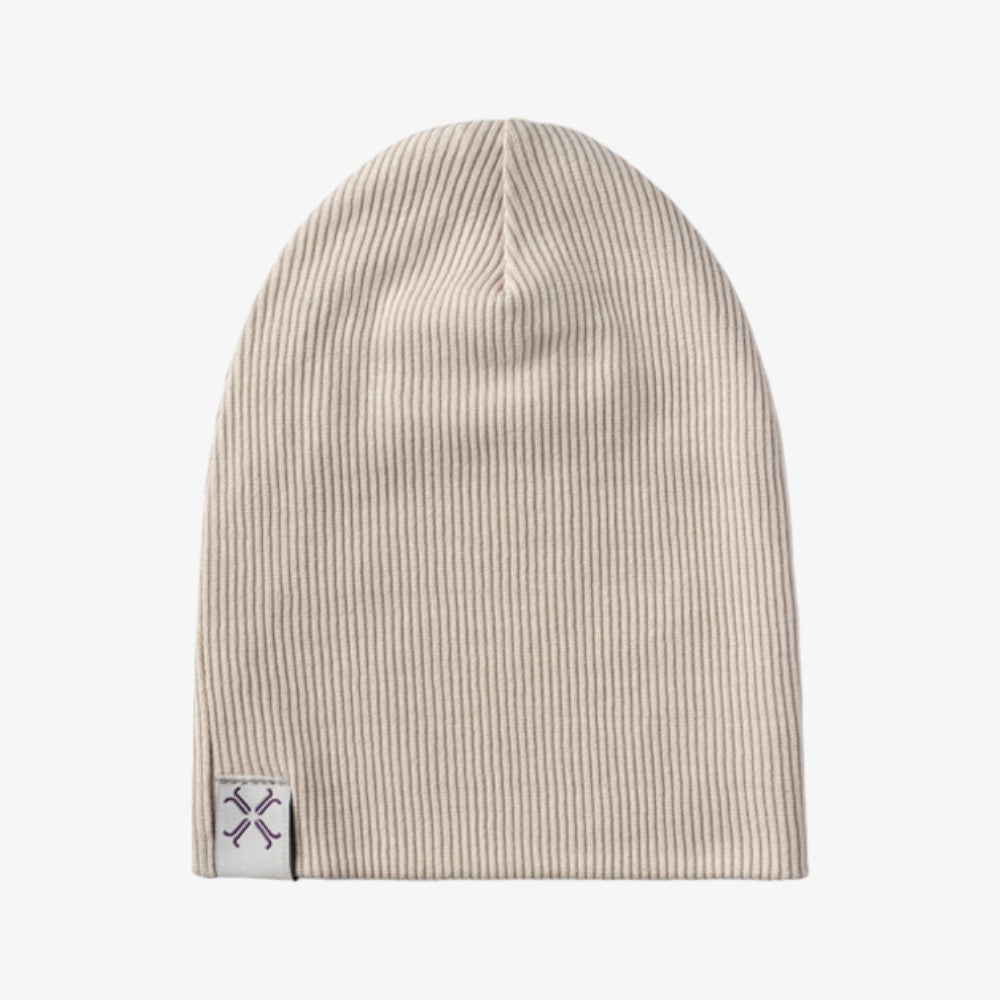 Rib Beanie - Sand