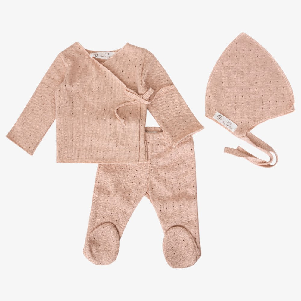 Pepe Wrap 3 Piece Set - Rose
