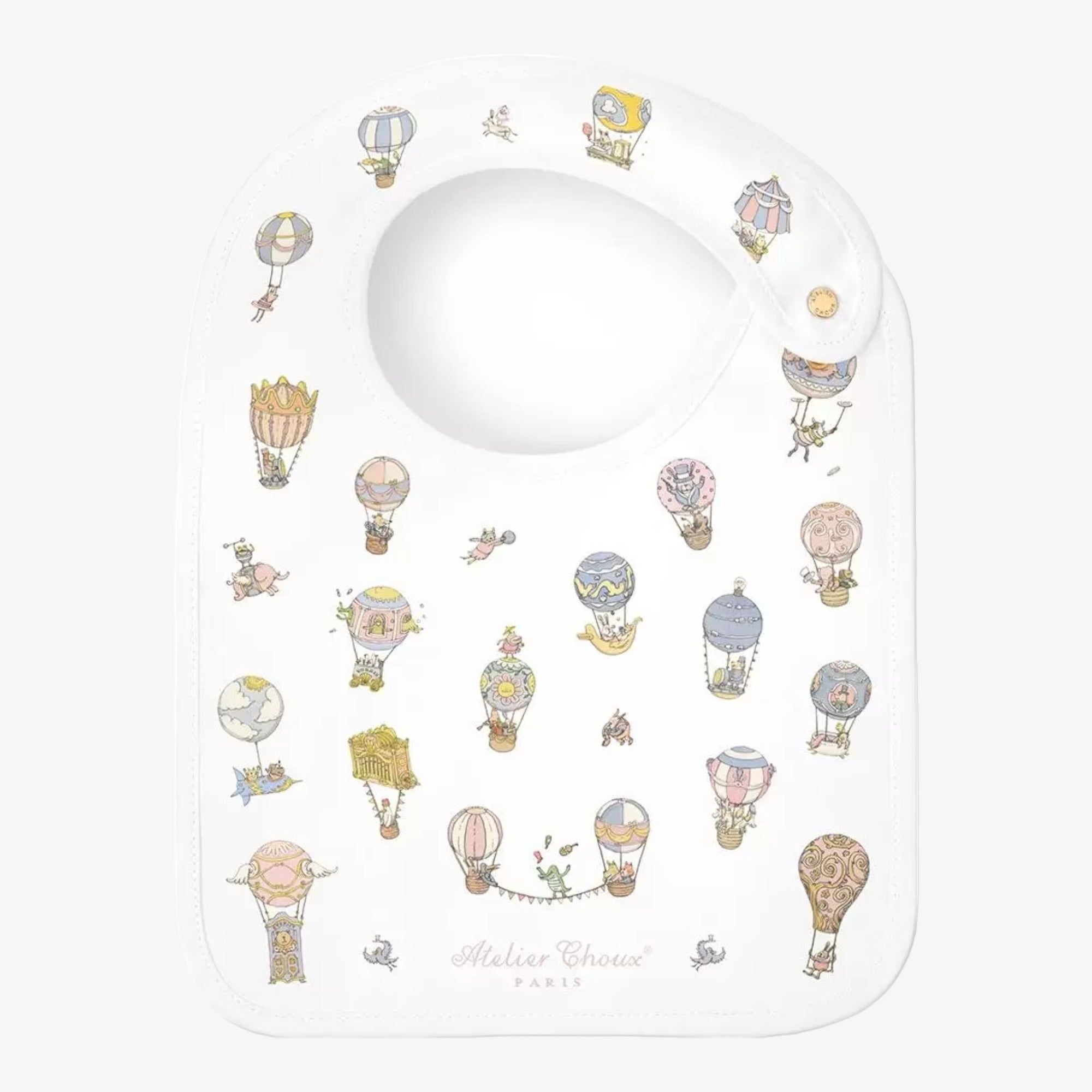 Satin Bib - Pastel Circus