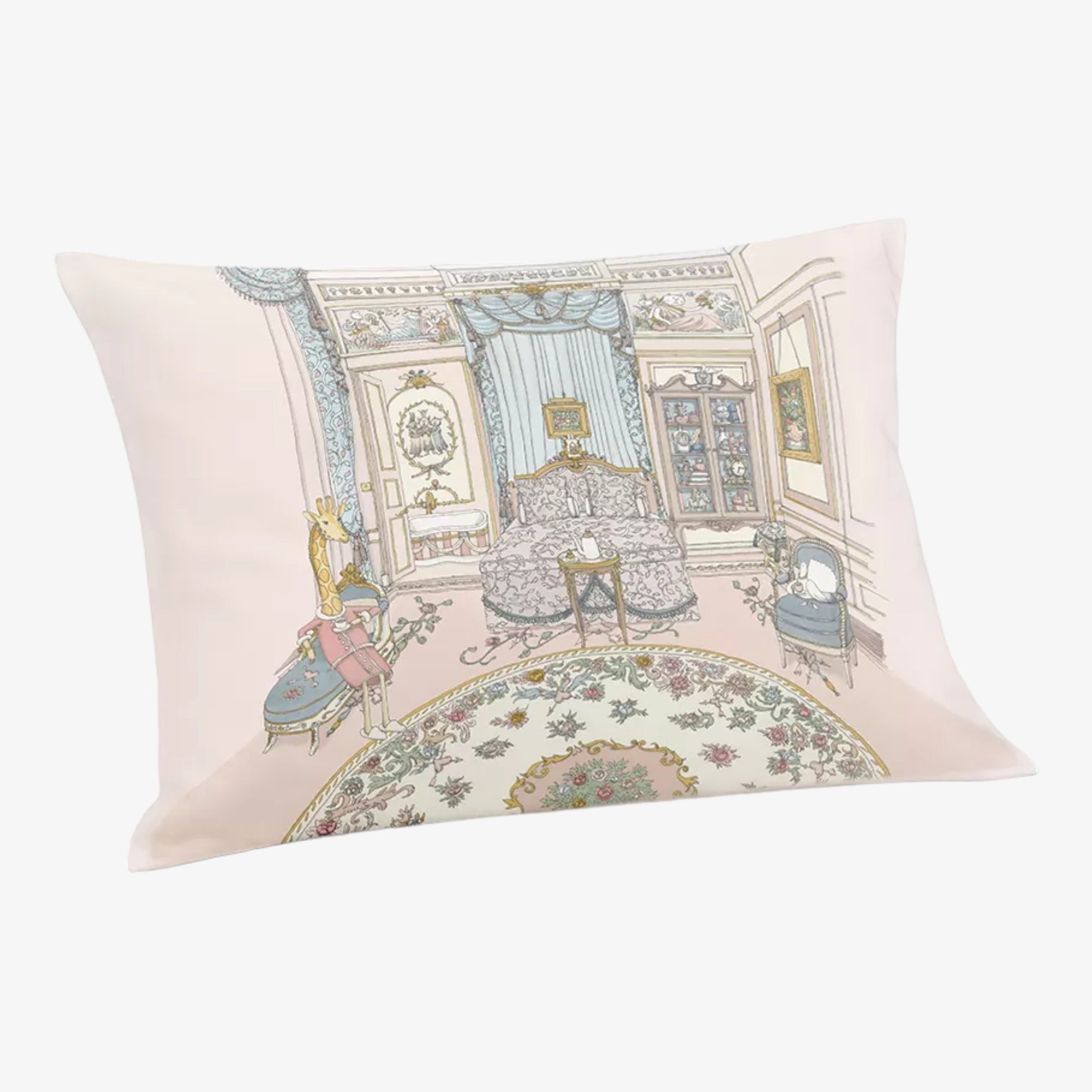 Satin Pillow - French Bedroom