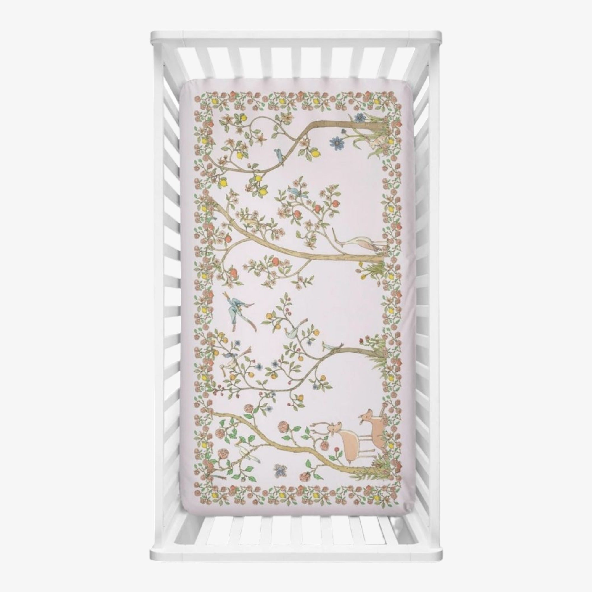 SATIN FITTED SHEET - In Bloom Pink