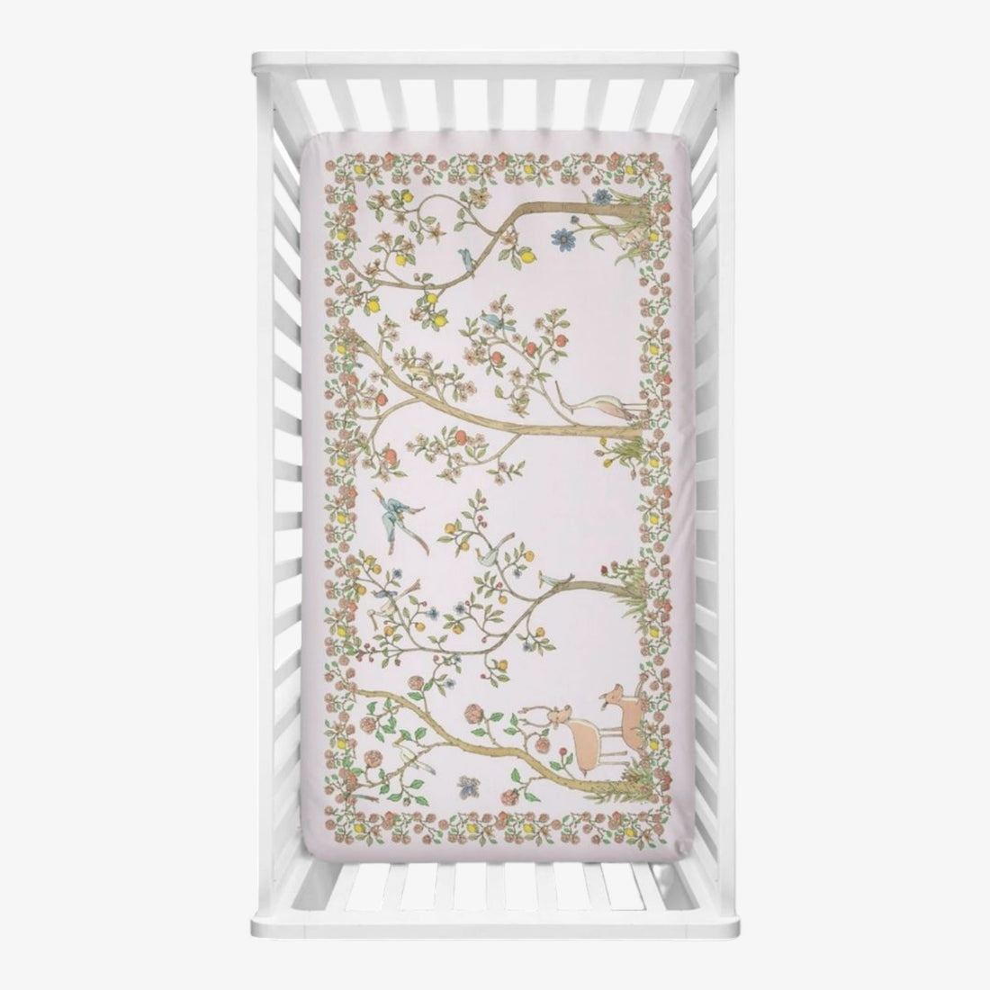 SATIN FITTED SHEET - In Bloom Pink