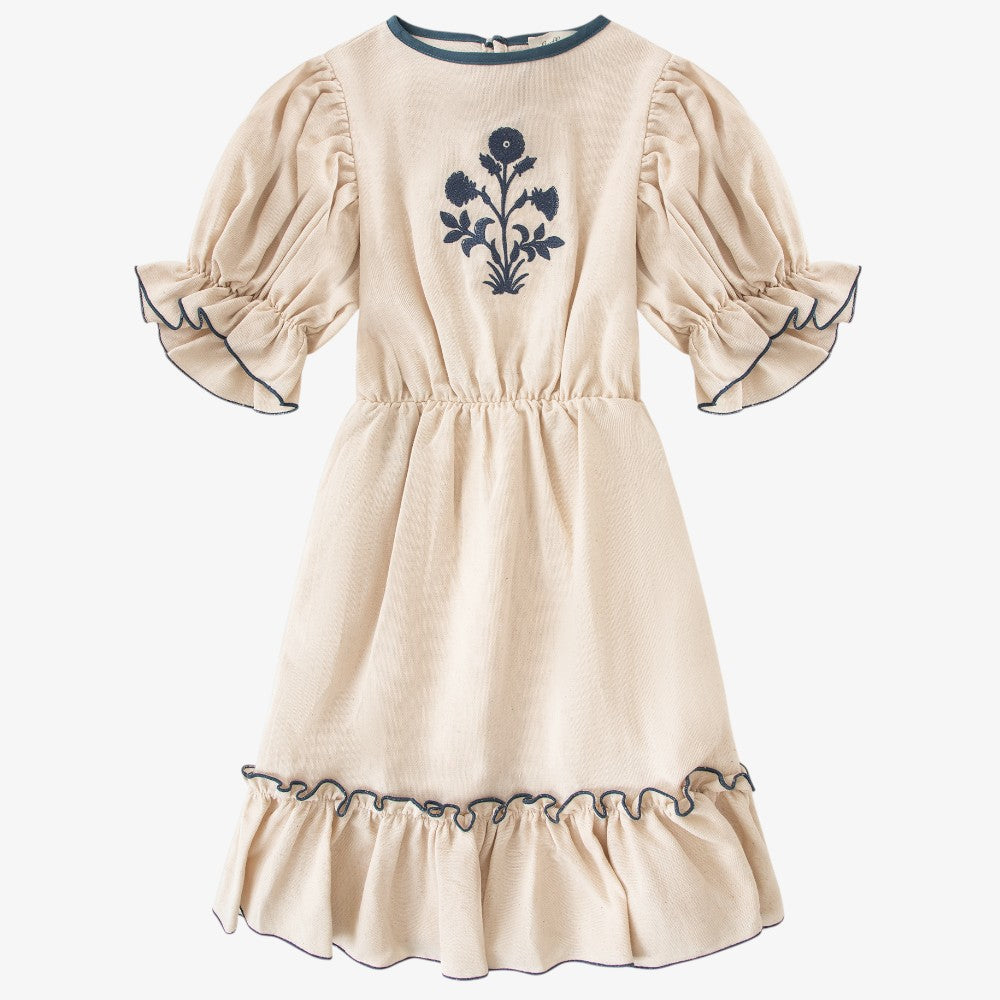 Calendula Dress - Ecruv07bcs-ecru blubellebaby Calendula Dress - Ecruv07bcs-ecru blubellebaby