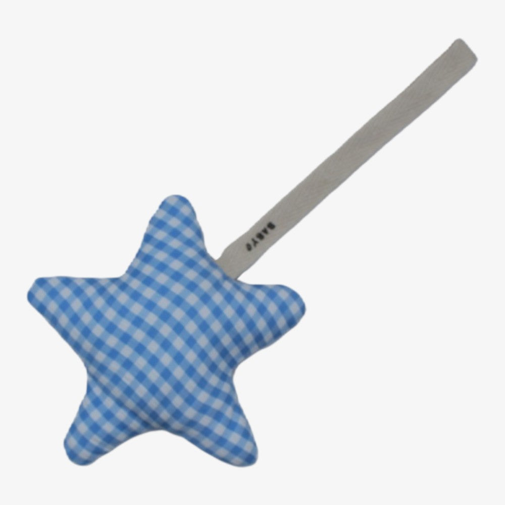 Gingham Plushie - Blue Star