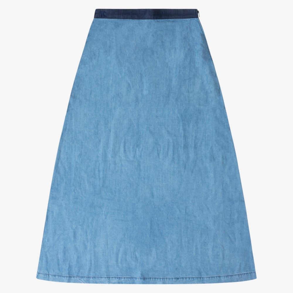 Denim Skirt - Blue