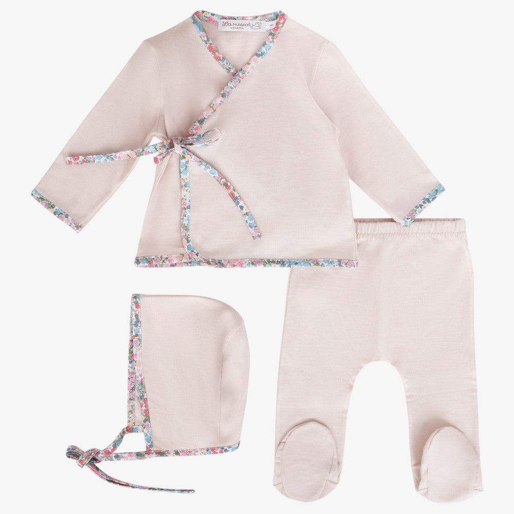 Wrap 3 Piece Set - Mauve Pink