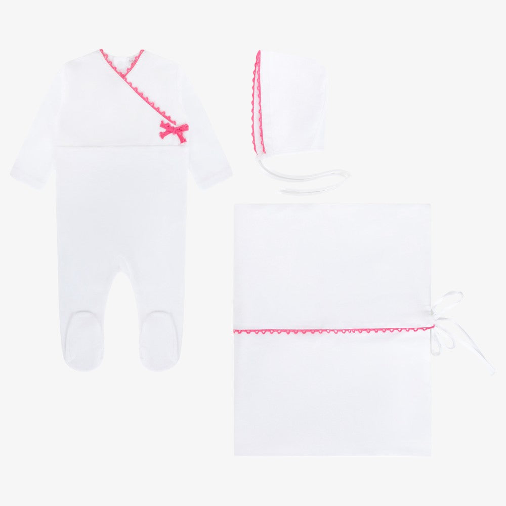 Take Me Home Set - White&coral