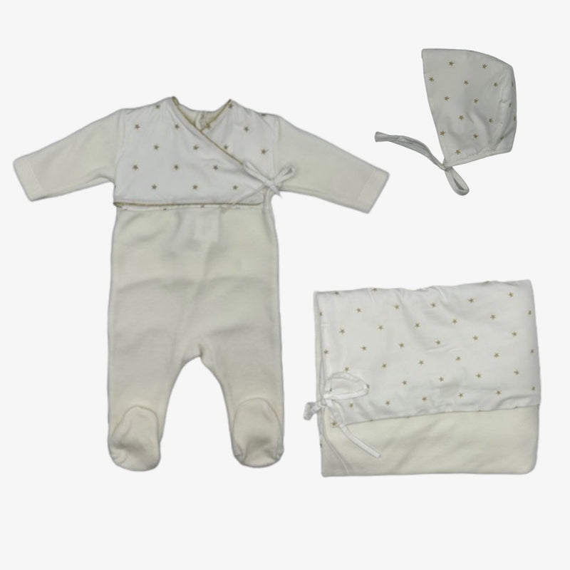 Star Wrap Take Me Home Set - Ivory With Gold Star