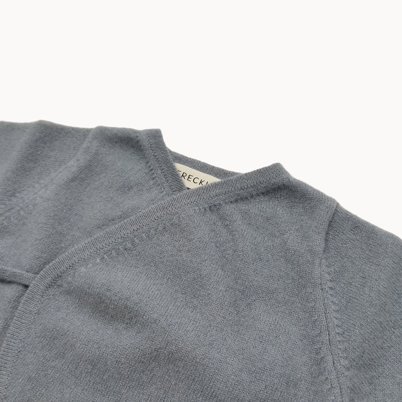 Cashmere Footie - BLUE HAZE
