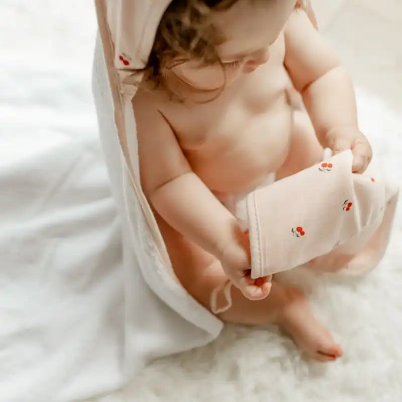 3 Pack Washcloth Set - Red Cherry