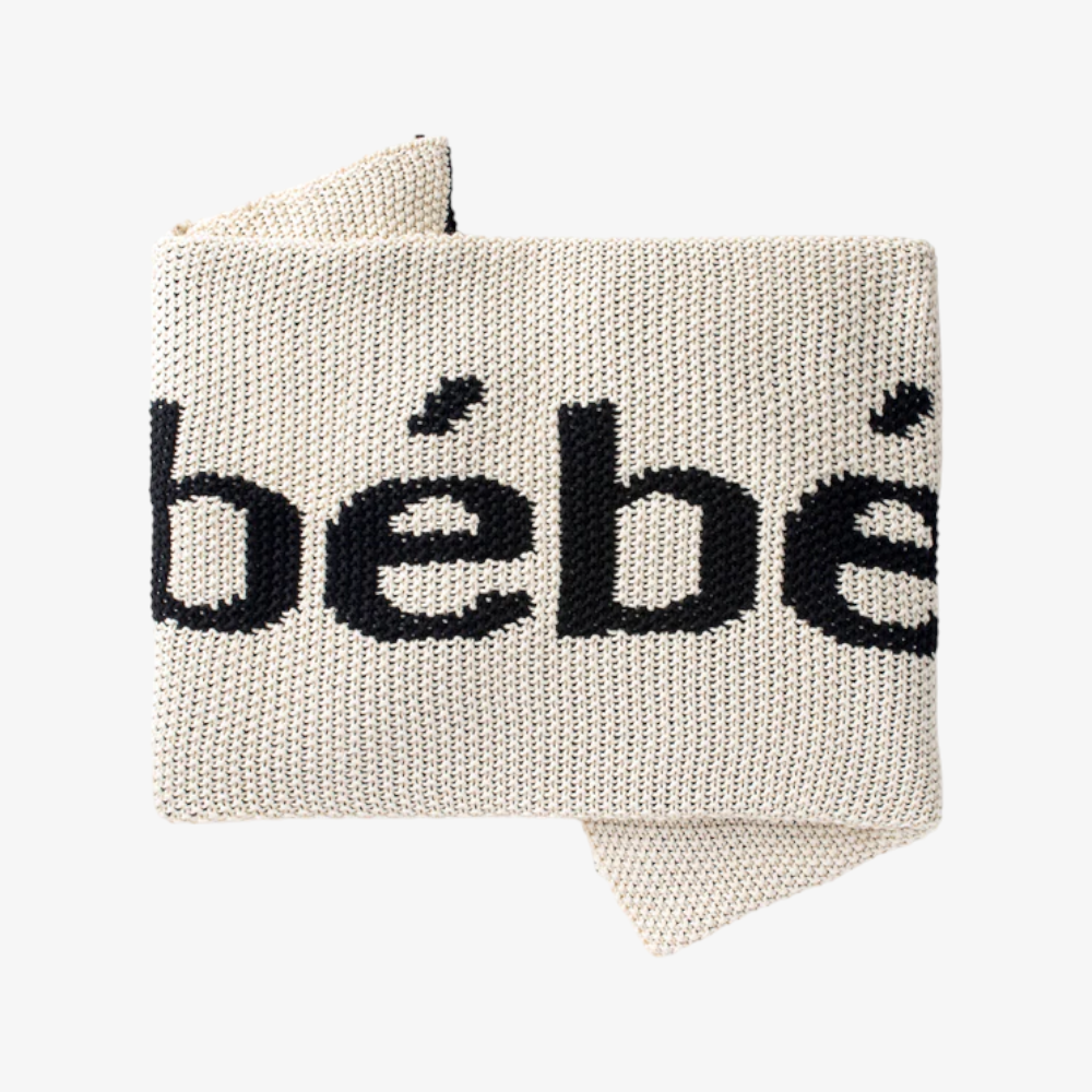 Be`be Blanket - Natural/black