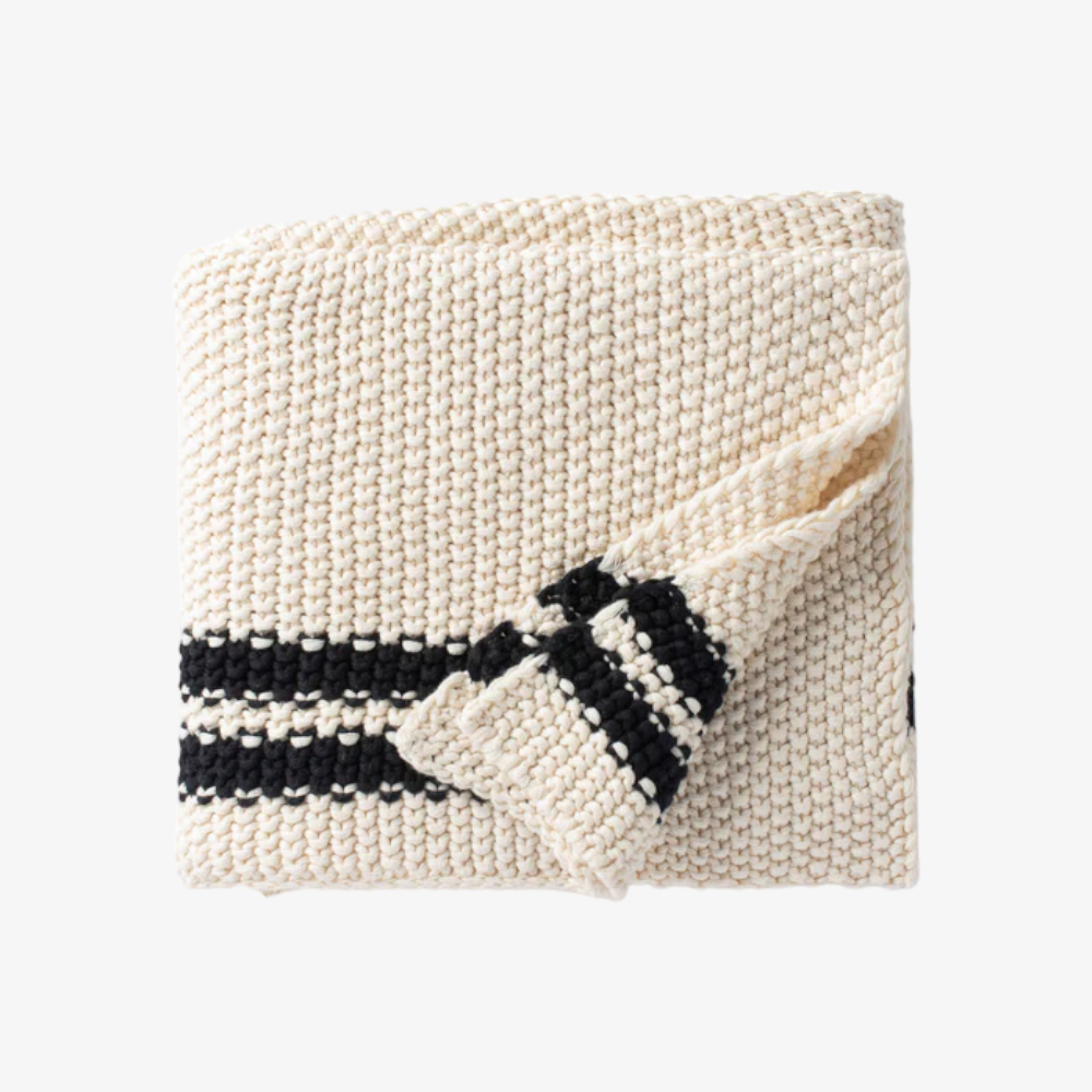 Marici Blanket - Natural/black
