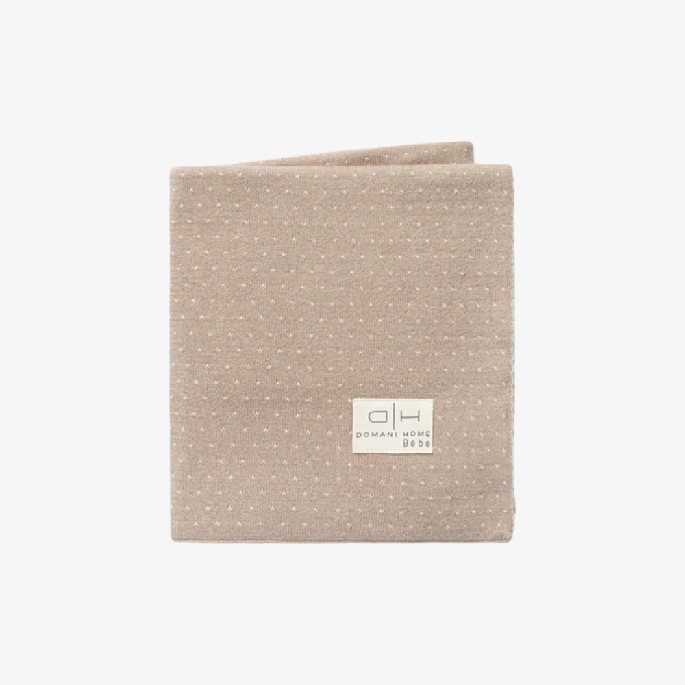 Baby Blanket & Pouch - Stone