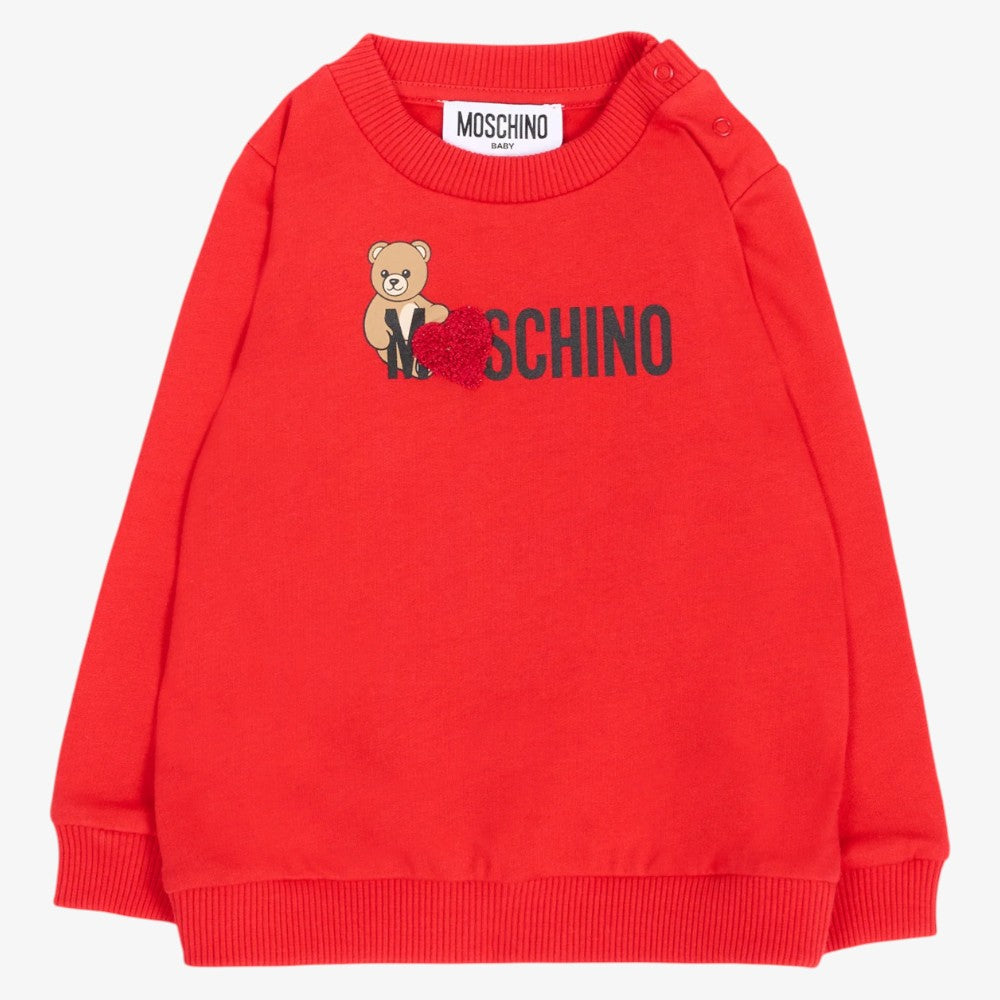 Logo Bear Sweatshirt - Poppy Red
