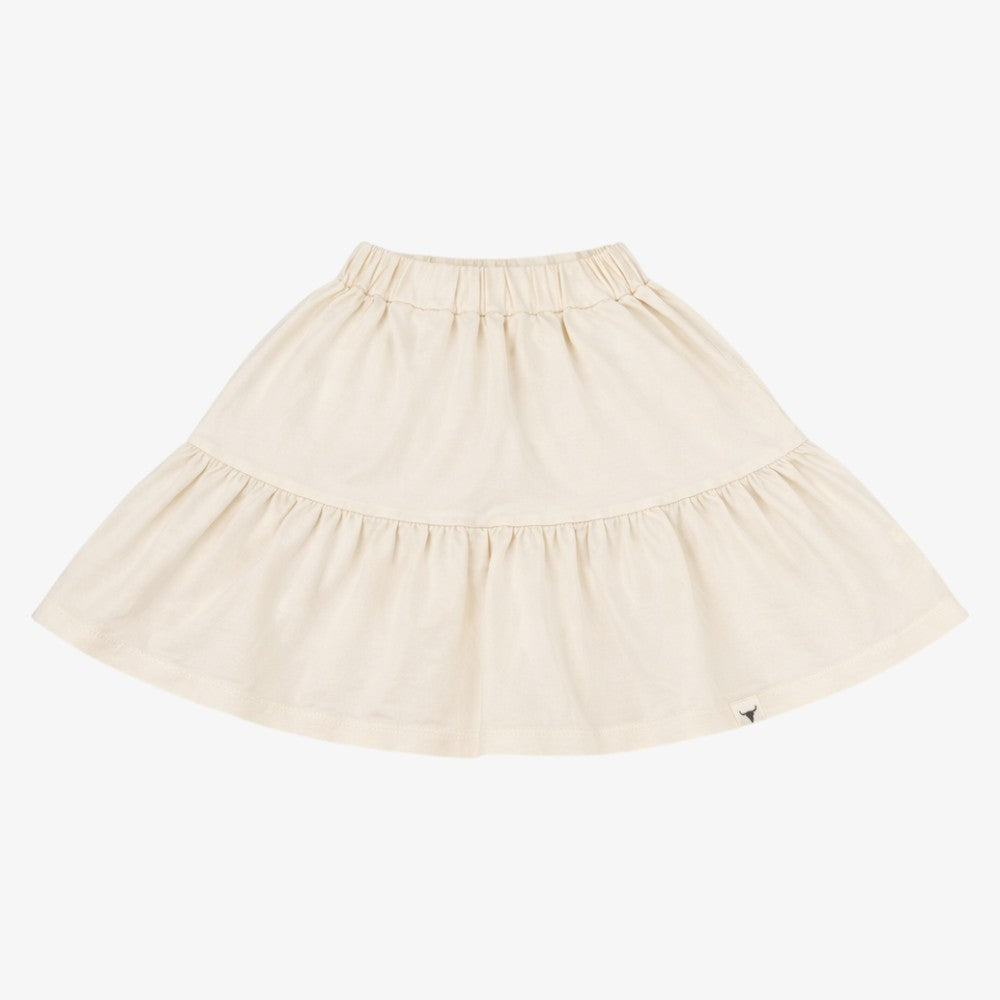 Denim Skirt - Ivory