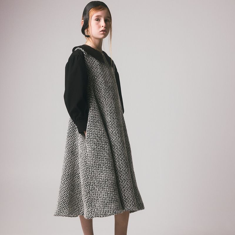 Holm Apron Dress - Black