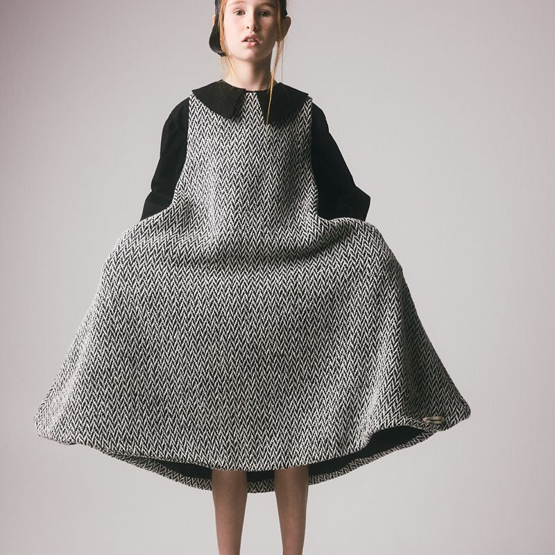 Holm Apron Dress - Black