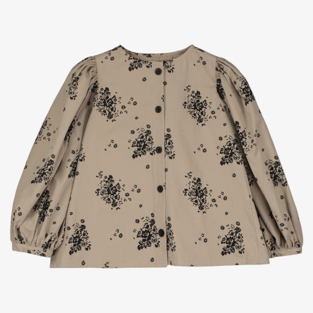 Lilly Shirt - CAMEL & BLACK
