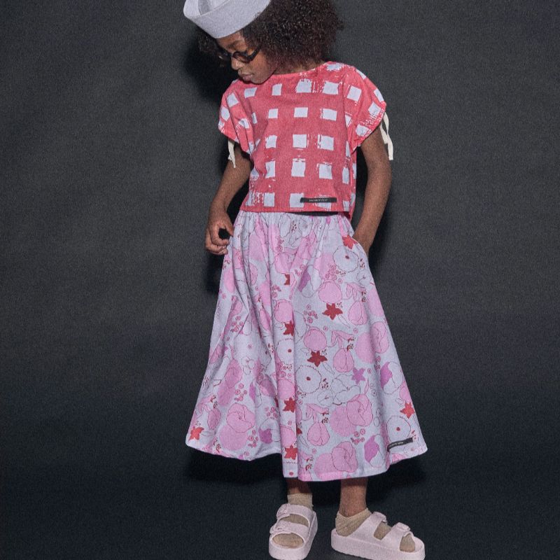 Flower Reef Skirt - Coral