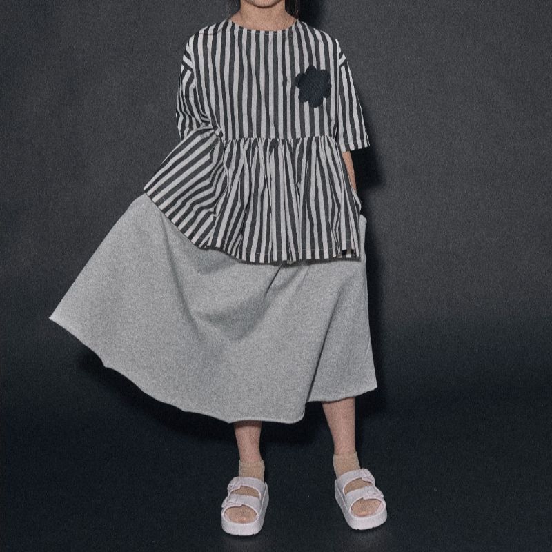 Wander Skirt - Grey Melange