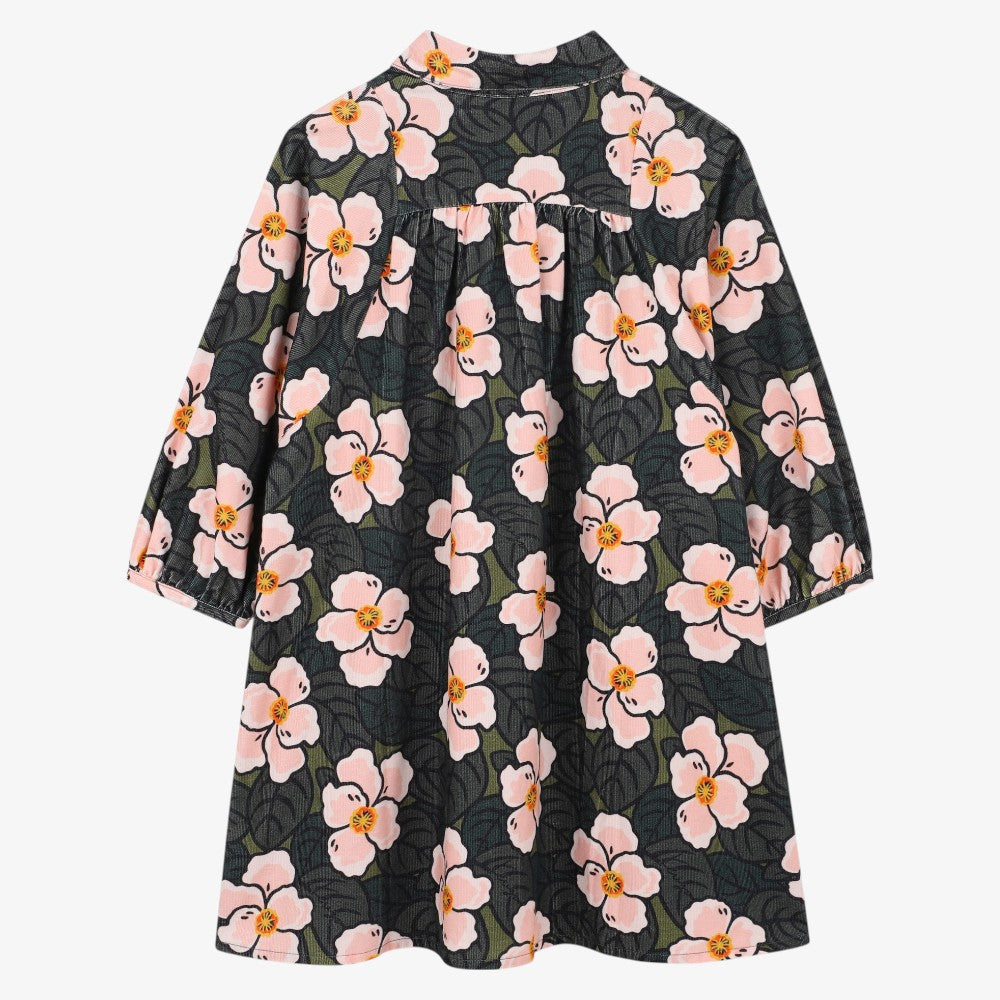 Flower Print Dress - Pink