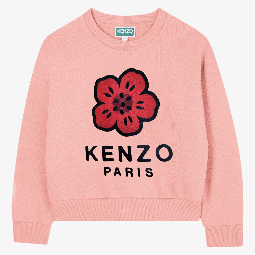 Flower Sweatshirt - Pink