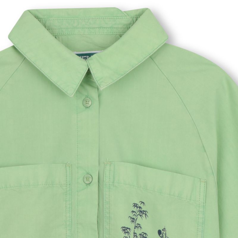 Patched Pocket Shirt - Green