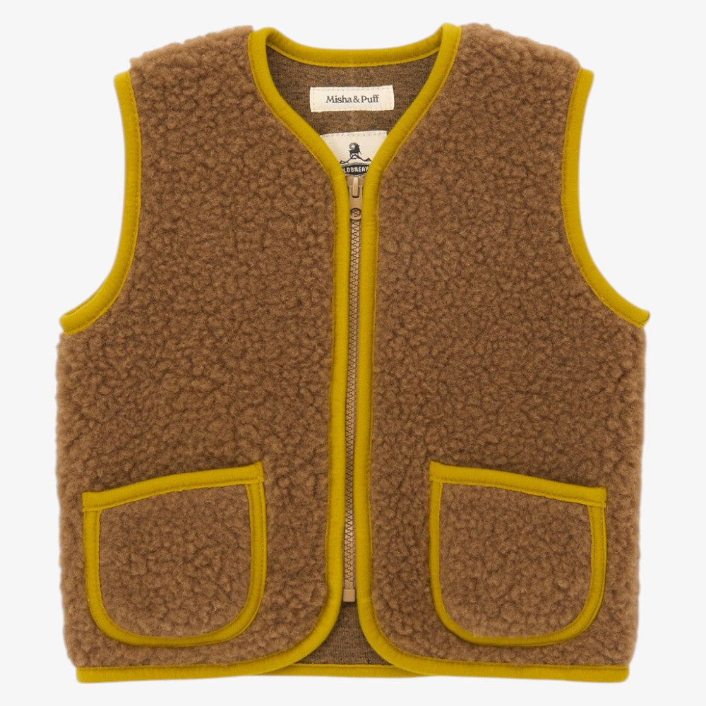 Pepitko Vest - Brown