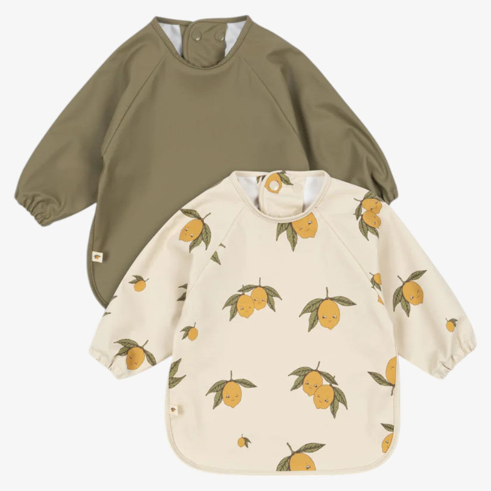 2 Pack Bibs With Sleeves - Sweet&sour