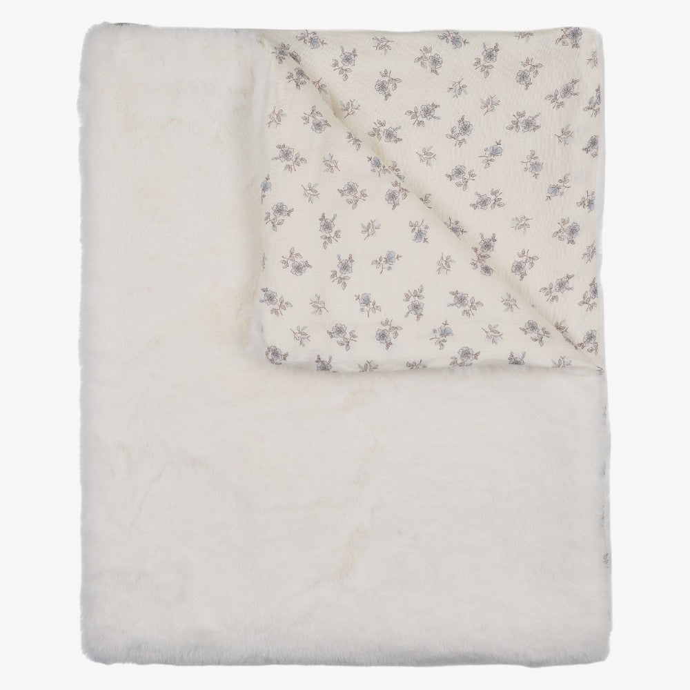 Blossom Fur Blanket - Powder