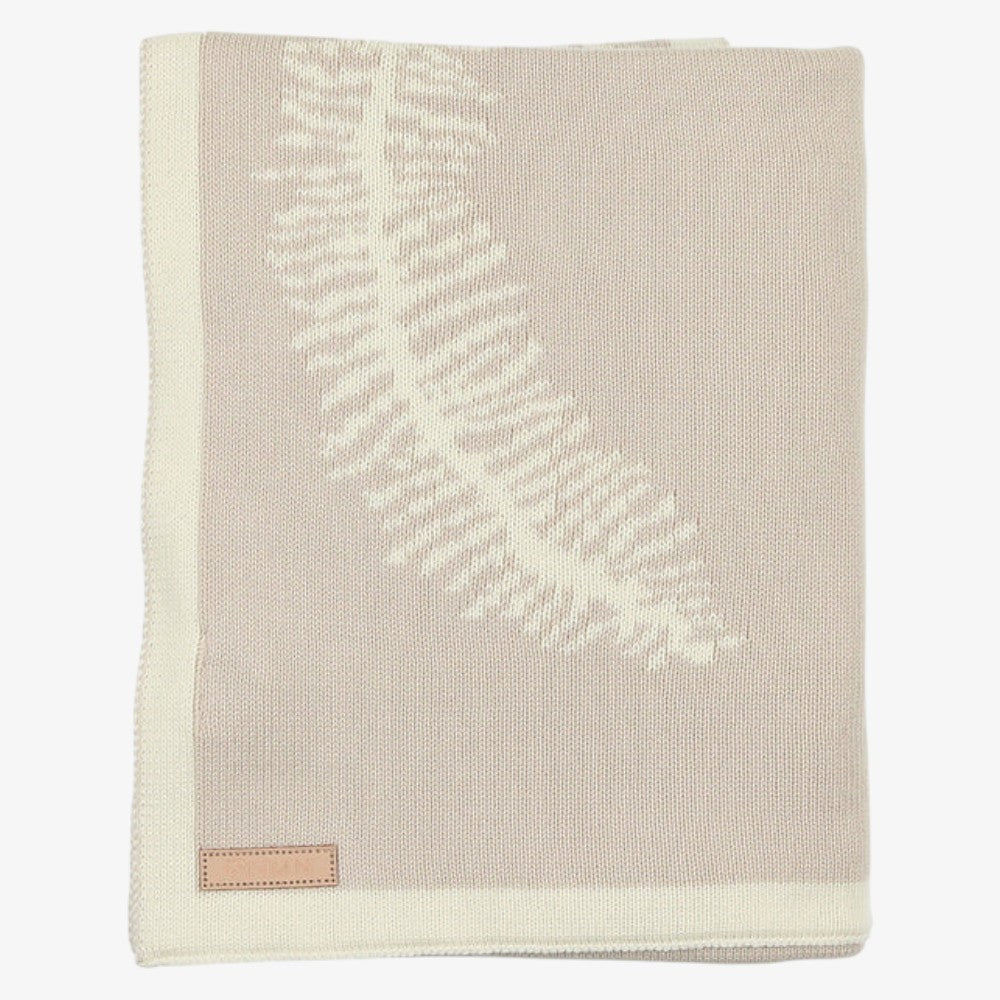 Knit Blanket - Ivory&sand