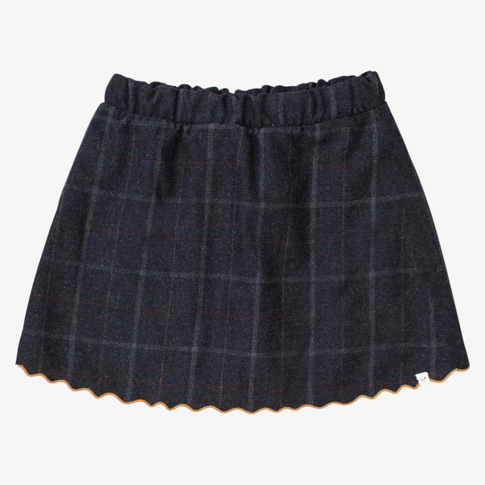 Tartan Skirt - Navy