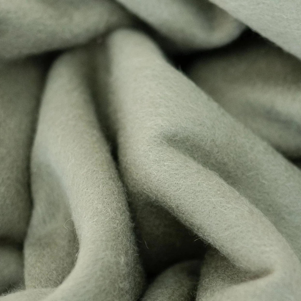 Lambswool Blanket - Olive