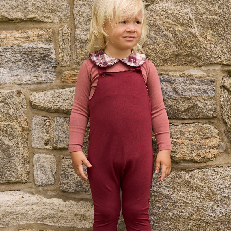 French Terry Bodysuit And Overall - Pink