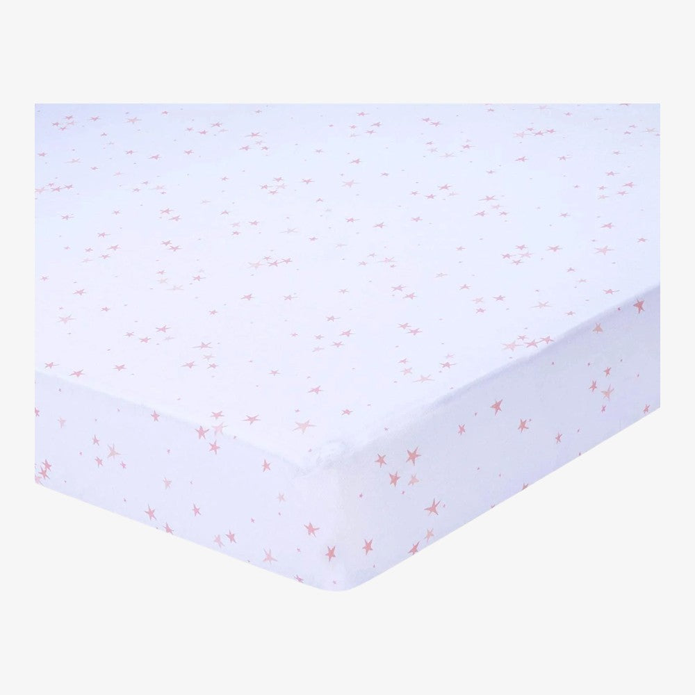 Crib Sheet 2Pack - Mauve Star