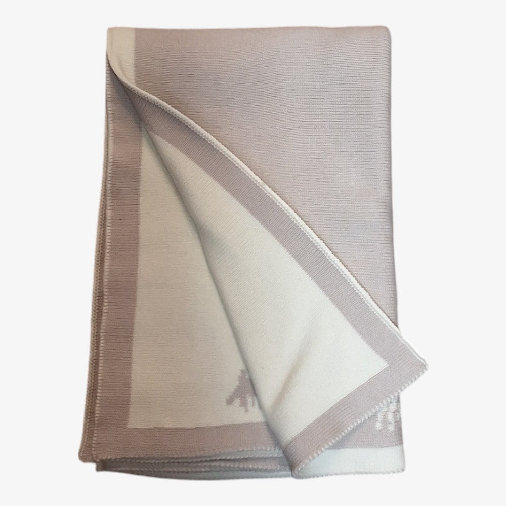 Knit Blanket - Ivory&sand
