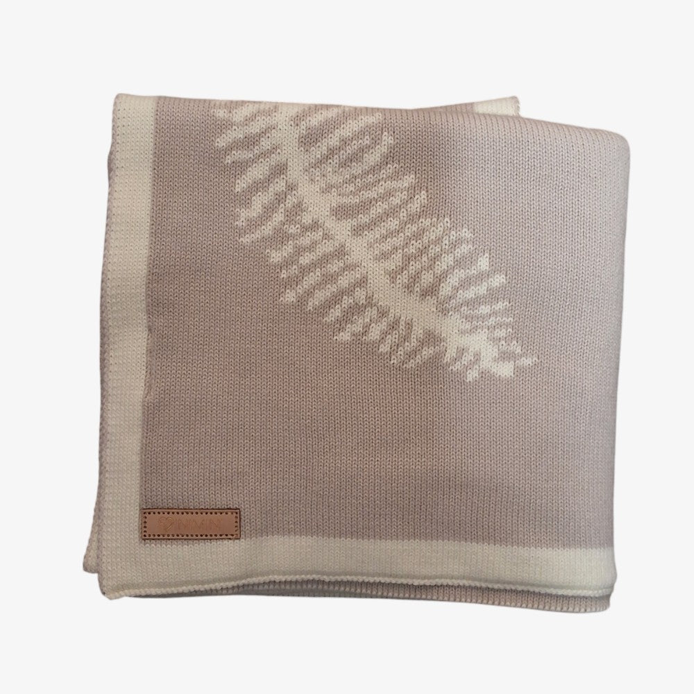 Knit Blanket - Ivory&sand