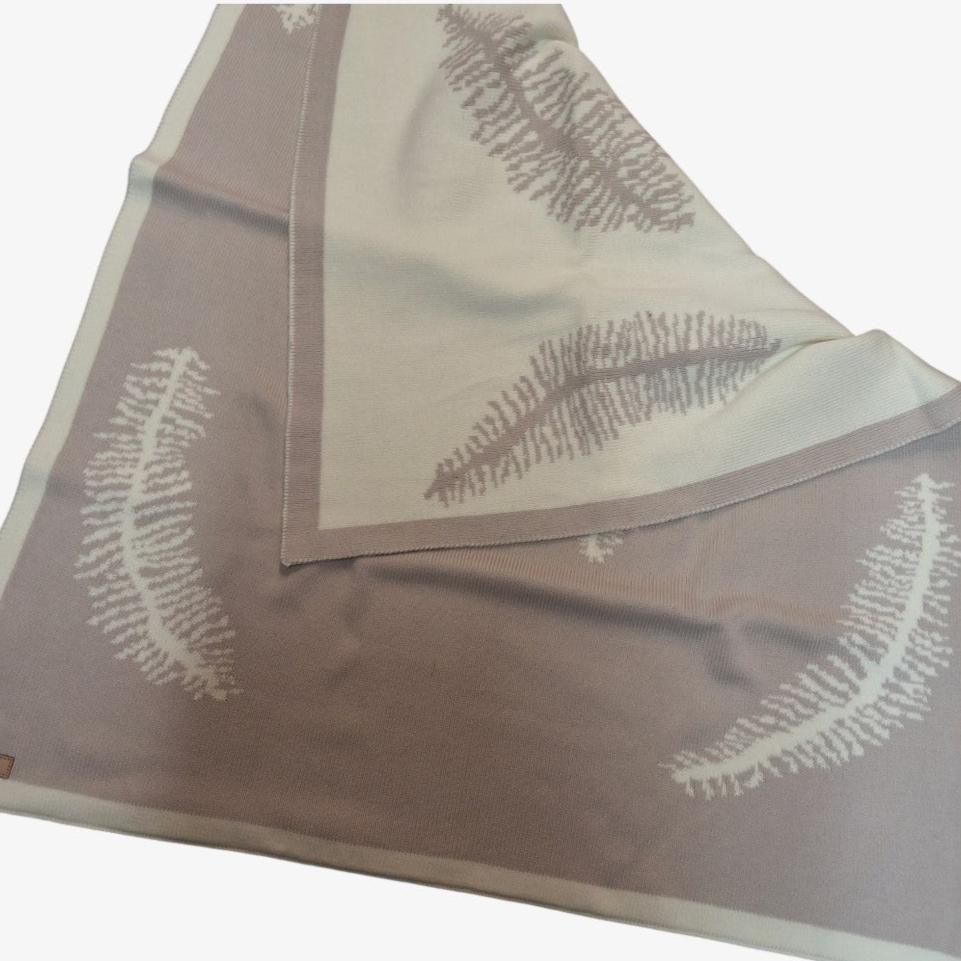Knit Blanket - Ivory&sand