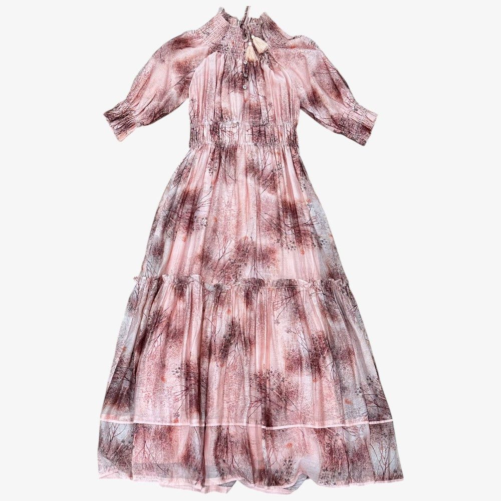 Printed Dress - Pink