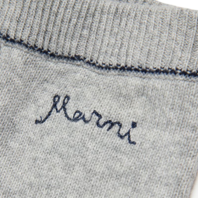 Logo Knit Pants - Grey
