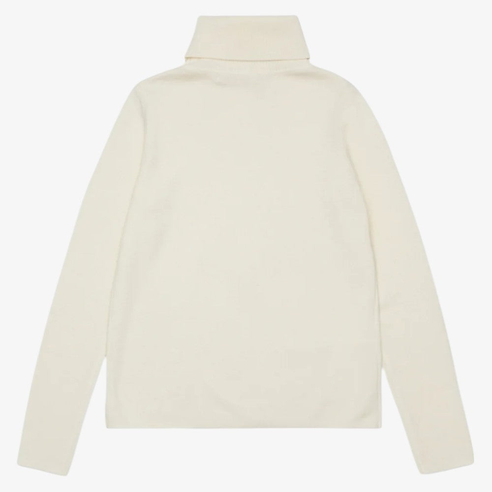 Logo Turtleneck - White