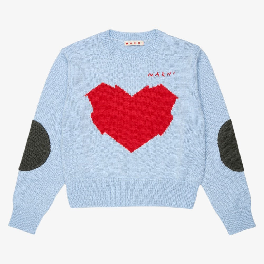 Heart Sweater - Blue
