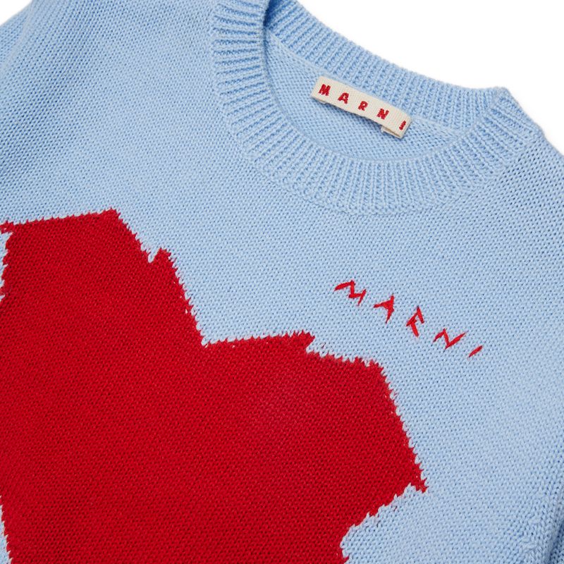 Heart Sweater - Blue
